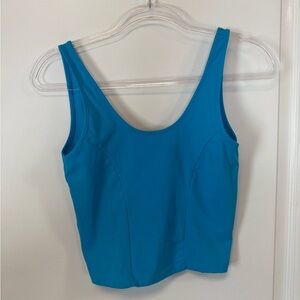 BuffBunny Blue Activewear Top SIZE small - lightly worn